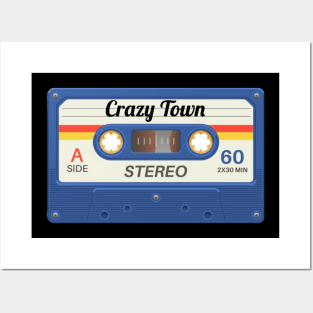 Crazy Town / Cassette Tape Style Posters and Art
